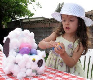 Easter Lamb Basket