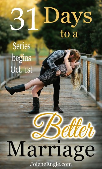 31 Days to a Better Marriage Series Starting October 1st!