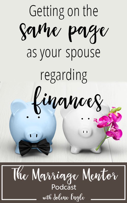 Getting on the same page as your spouse regarding finances