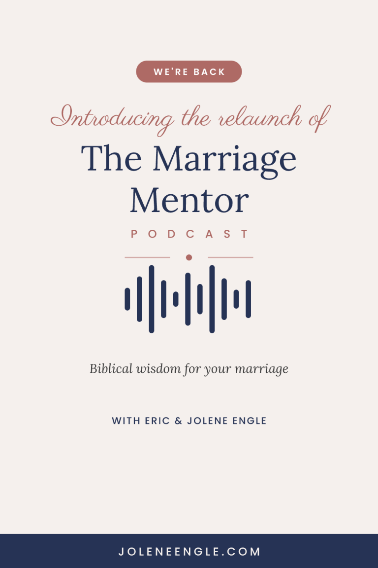 The Marriage Mentor Podcast Relaunch